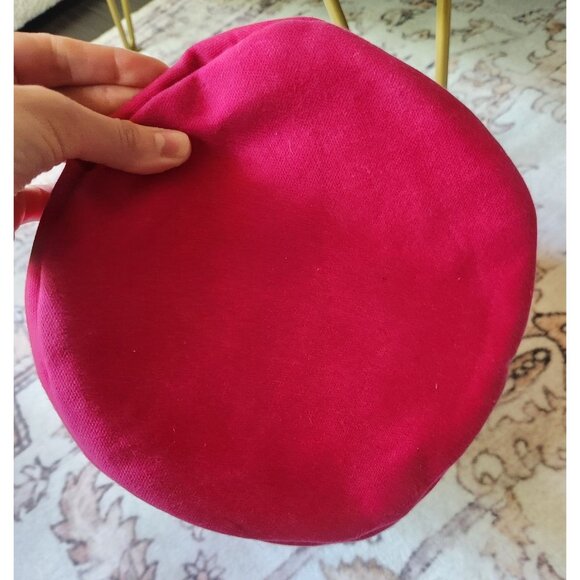 Henry Dry Goods Canvas Breast Cancer Bucket Bag Leather Handle - Picture 5 of 6